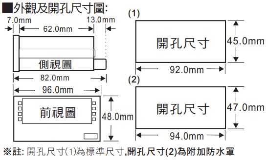 尺寸